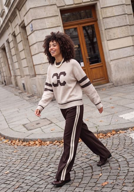 Beige CO'COUTURE Pullover ROWCC COCO LOGO KNIT - large