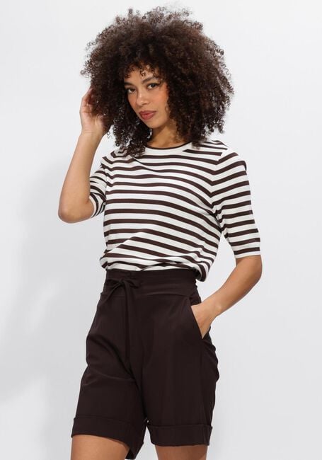 Mehrfarbige/Bunte STUDIO ANNELOES Pullover LUNA SSL STRIPE PULLOVER - large