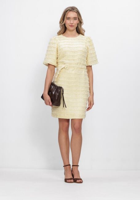 Gelbe FREEBIRD Kleider WV-HAIRY-SEQUINCE-261 - large