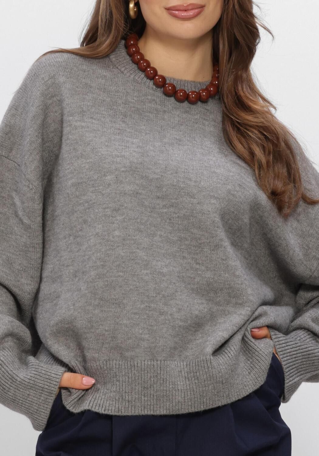 Graue BOII STUDIOS Pullover OLOL - large