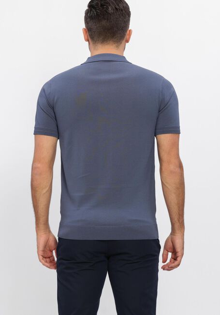 Blaue GENTI Polo-Shirt POLO 2 BUTTON SS 1260 - large