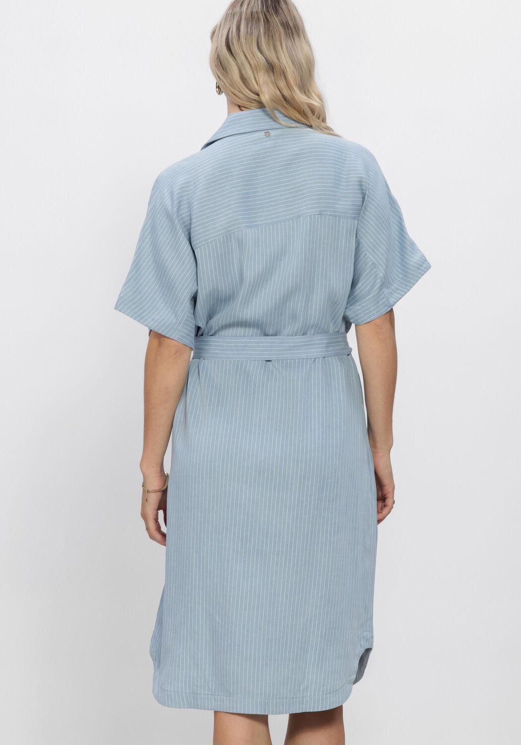 Blaue MOS MOSH Midikleid MMZENTA NEO DRESS - large