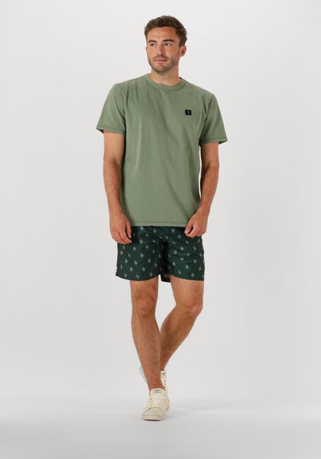 Grüne SHIWI Badehosen MEN MIKE SWIM SHORTS 7 INCH SKETCHED CORAL - large