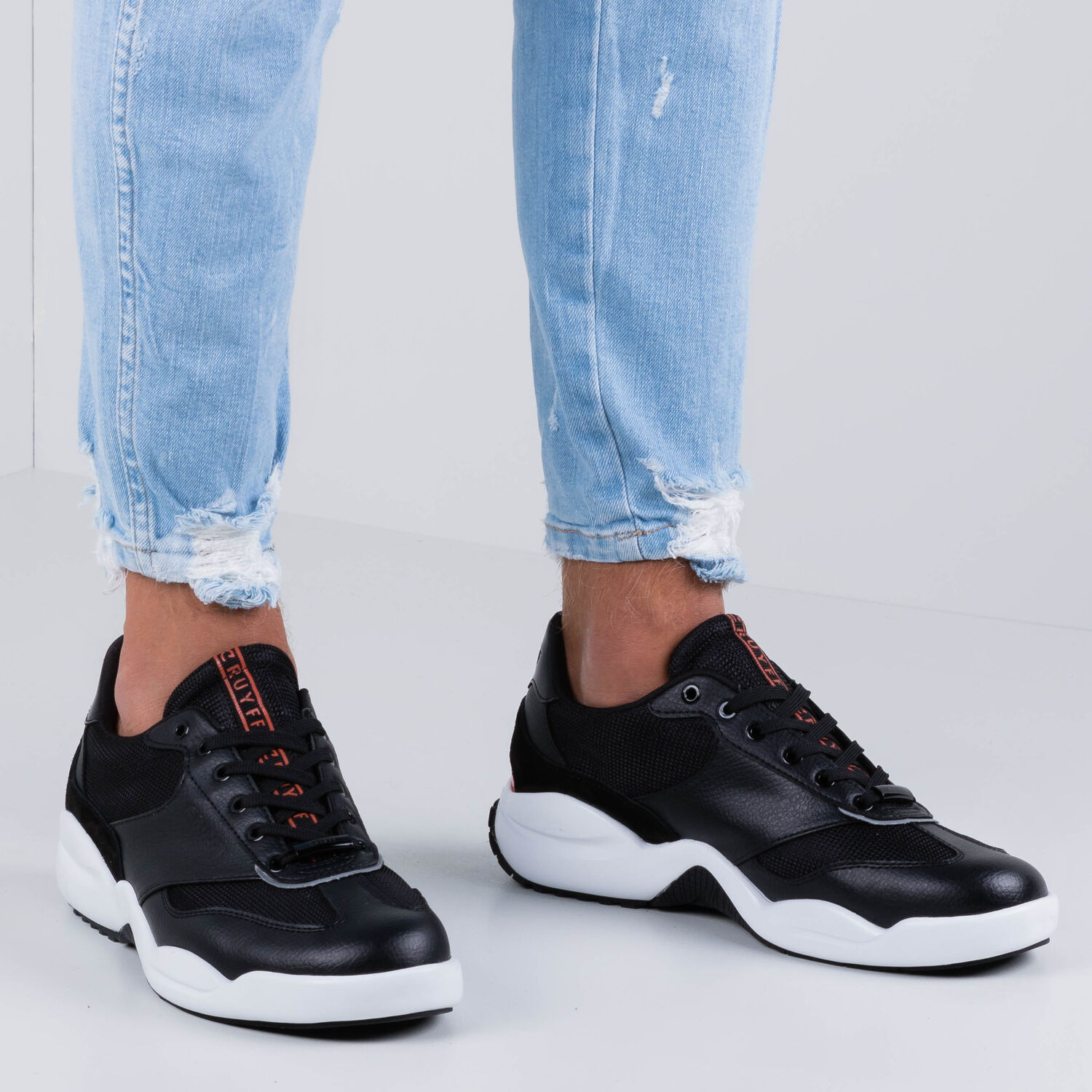 Schwarze CRUYFF Sneaker Low LIGA - large