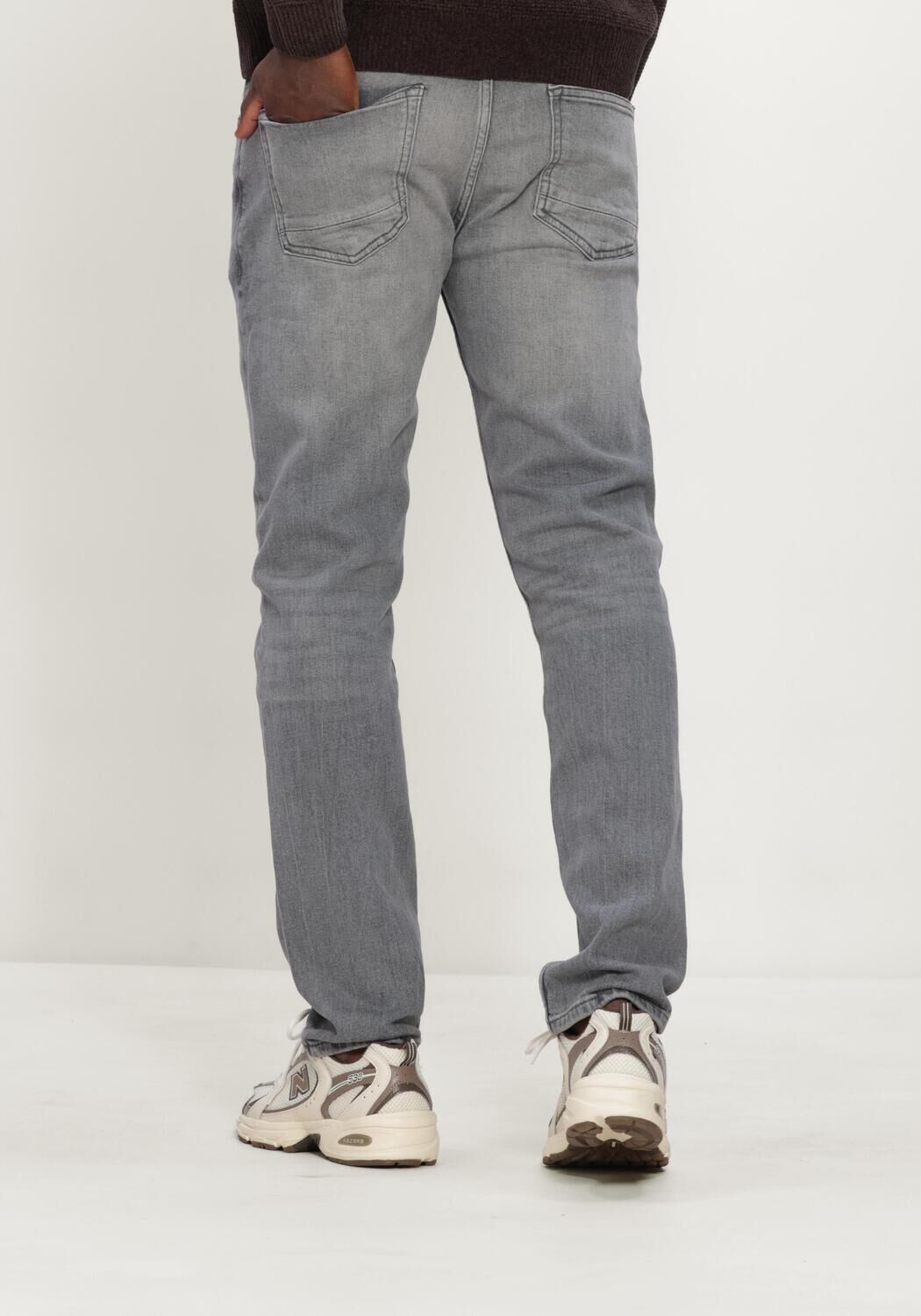 Graue PURE PATH Slim fit jeans THE RYAN SLIM FIT JEANS - large