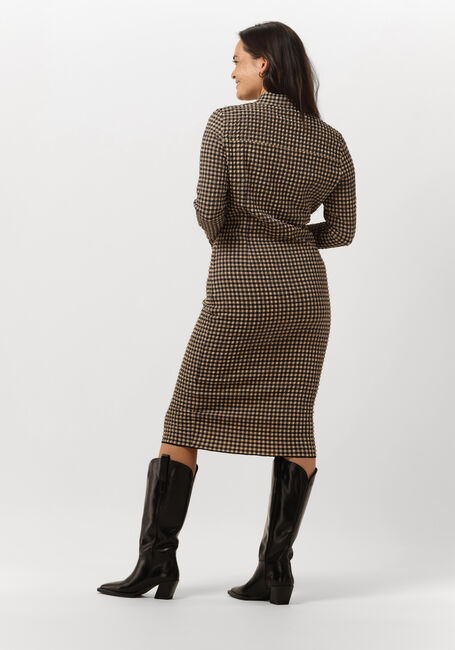 Camelfarbene NOTES DU NORD Midikleid EMMI TIGHT DRESS - large