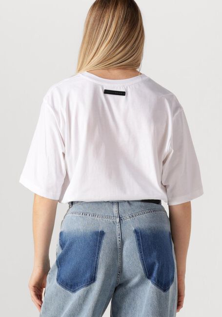 Weiße HAUTE L'AMITIÉ T-shirt CREW RUB PRINT TEE - large