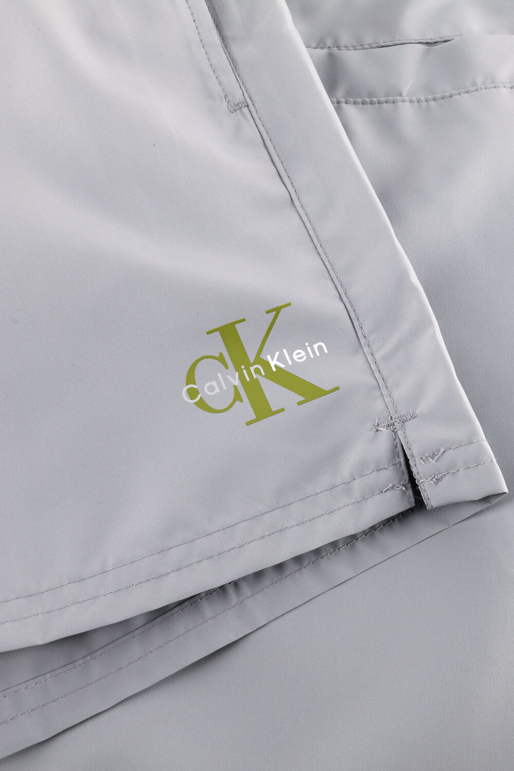 Hellgrau CALVIN KLEIN UNDERWEAR Badehosen SHORT DRAWSTRING WAISTBAND - large