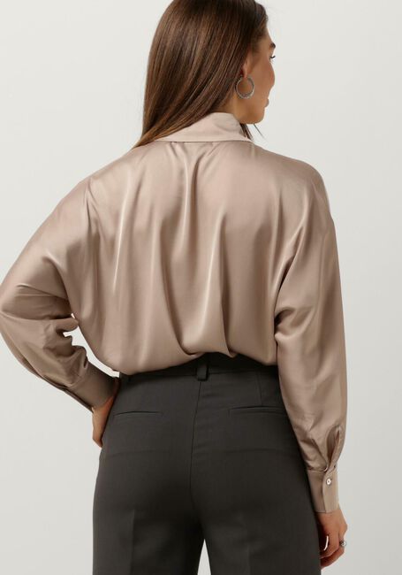 Bronzefarbene ACCESS Blusen SATIN SHIRT - large