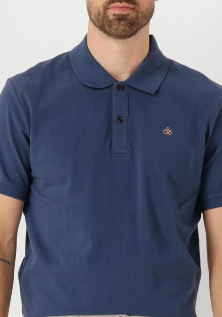 Dunkelblau SCOTCH & SODA Polo-Shirt COTTON PIQUE REGULAR FIT POLO - large