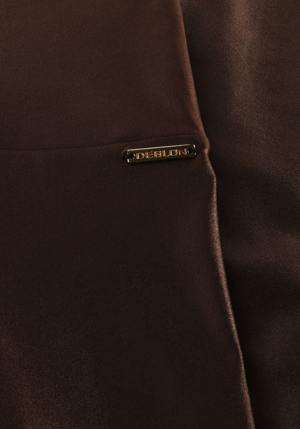 Braune DEBLON SPORTS Legging SHINE LEGGINGS HIGH WAISTBAND - large