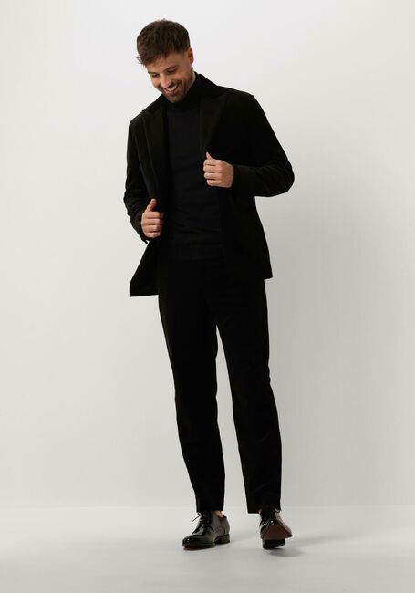 Schwarze SELECTED HOMME Jackett SLHSLIM-HALE VELVET BLZ - large