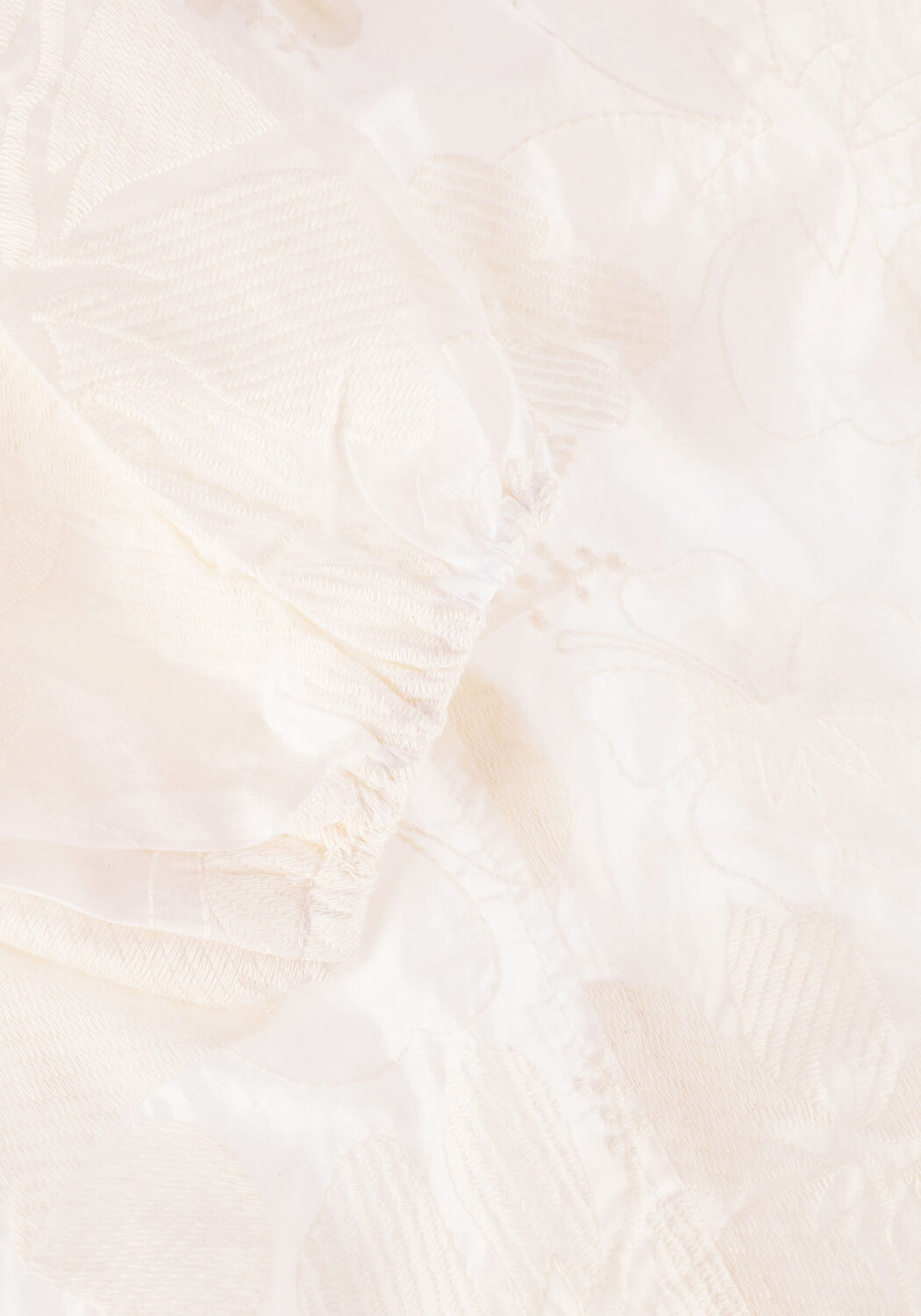 Nicht-gerade weiss NUKUS Blusen YONI TOP EMBROIDERY - large