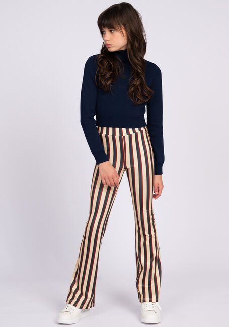 Mehrfarbige/Bunte NIK & NIK Schlaghose STRIPED FLARED PANTS - large