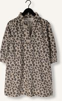 Braune BY-BAR Midikleid FLYNTH CHEETAH DRESS Braune BY-BAR Midikleid FLYNTH CHEETAH DRESS - medium