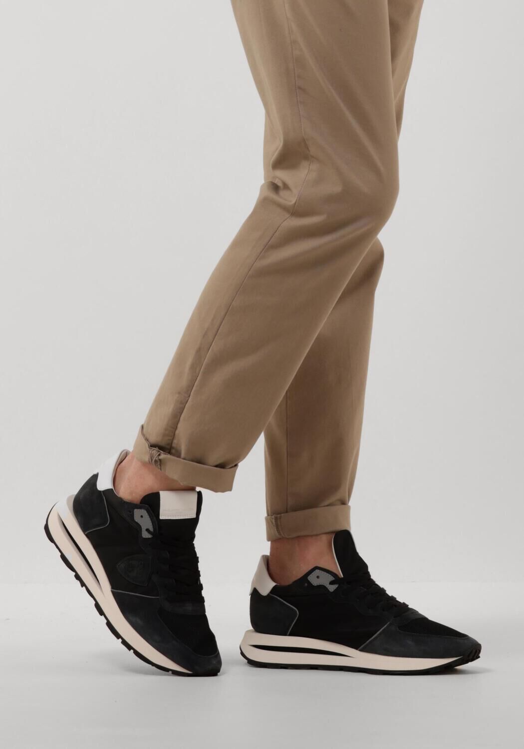 Schwarze PHILIPPE MODEL Sneaker Low TROPEZ HAUTE LOW MAN - large