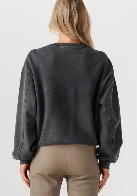 Schwarze ALIX THE LABEL Pullover LADIES KNITTED ACID WASHED SWEATER - large