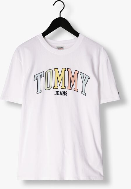 Weiße TOMMY JEANS T-shirt TJM CLSC COLLEGE POP TOMMY TEE - large