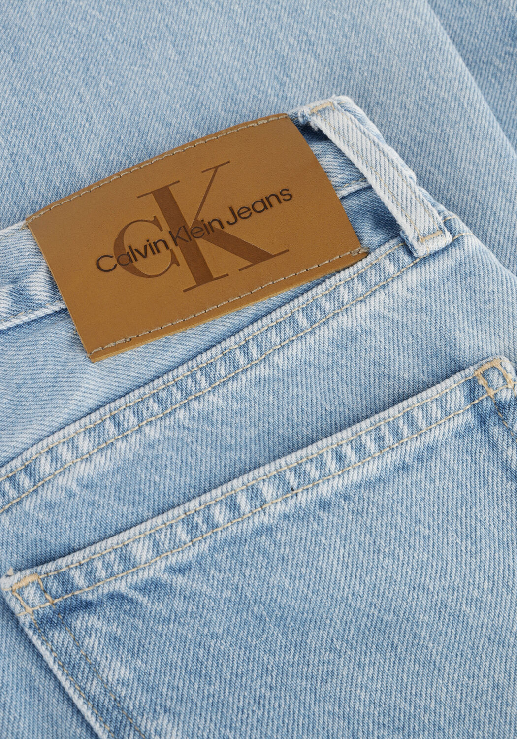 Hellblau CALVIN KLEIN Straight leg jeans HIGH RISE STRAIGHT - large