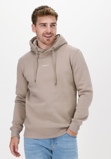 Taupe PUREWHITE Sweatshirt PURE LOGO HOODIE - large