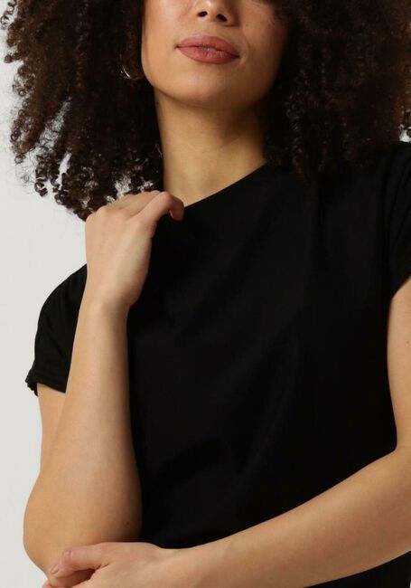 Schwarze GESTUZ Top RIFAGZ TEE - large