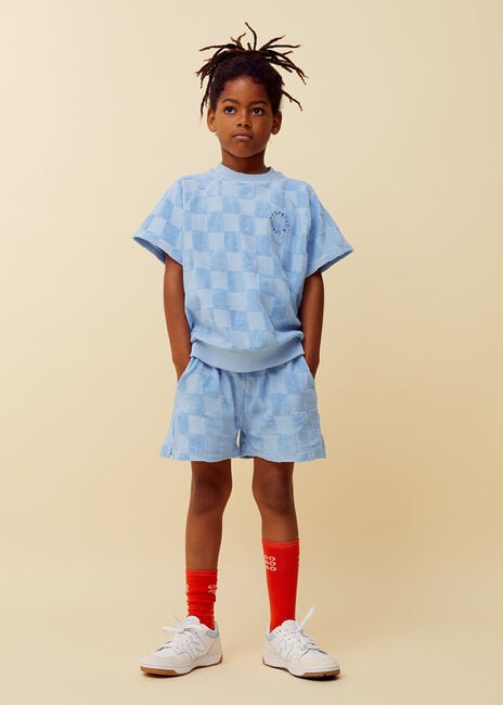 Hellblau Sproet & Sprout Polo-Shirt RAGLAN SWEATSHIRT TERRY - large