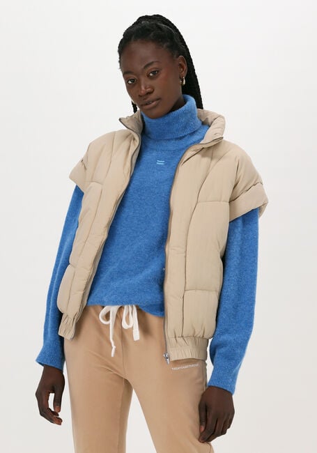 Camelfarbene 10DAYS Bodywarmer RECYCLED PADDED VEST - large