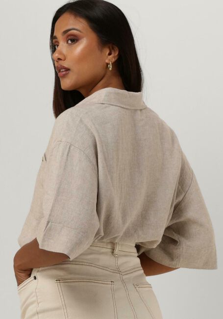 Sand MSCH COPENHAGEN Blusen MSCHGINIA WRAP SHIRT - large