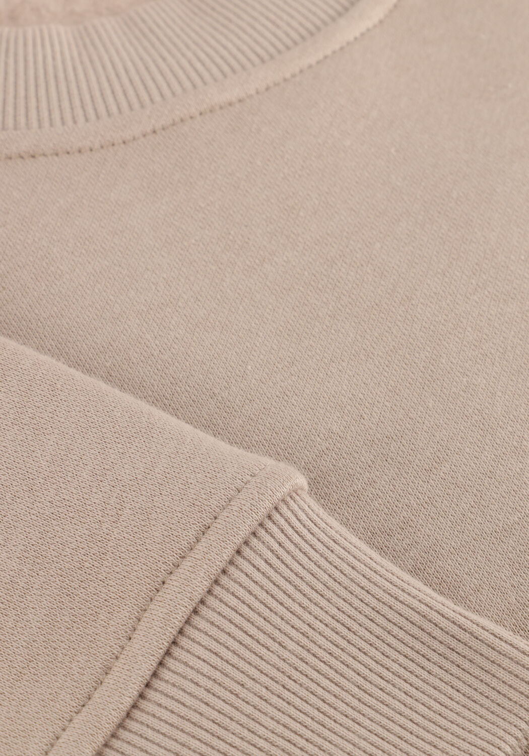 Beige GENTI Pullover BASIC LOGO SWEATER - large