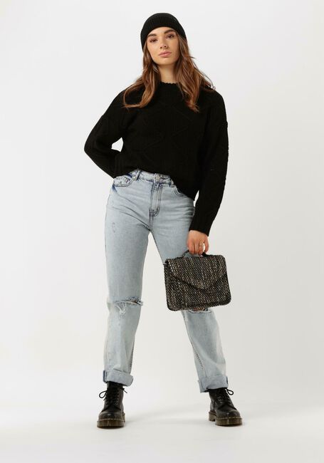 Schwarze OBJECT Pullover HARVEY L/S KNIT - large