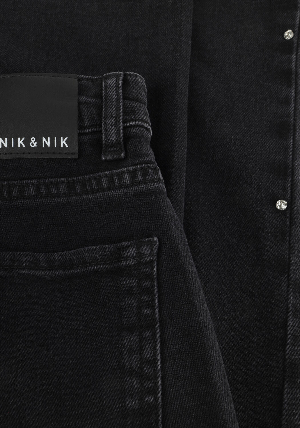 Dunkelgrau NIK & NIK Wide jeans FLORINA DENIM - large