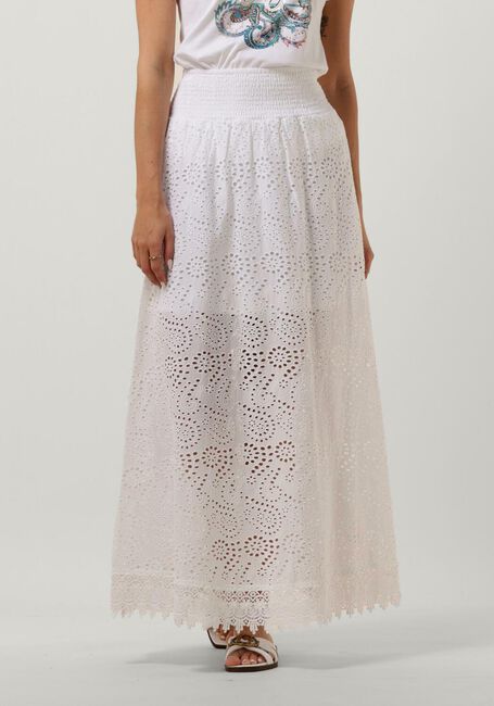 Weiße GUESS Maxirock SANGALLO RAFA LONG SKIRT - large