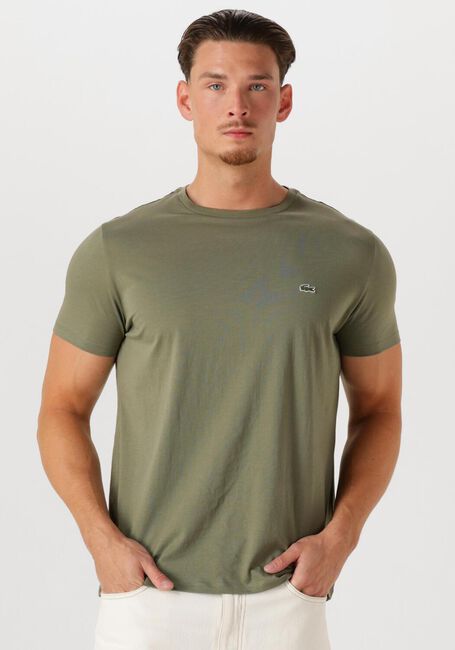 Khaki LACOSTE T-shirt 1THT1 MENS TEE-SHIRT 12 - large