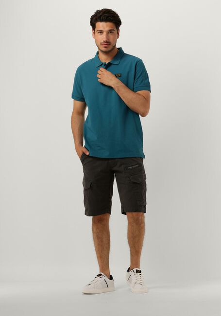 Blaue PME LEGEND Polo-Shirt SHORT SLEEVE POLO TRACKWAY POLO - large