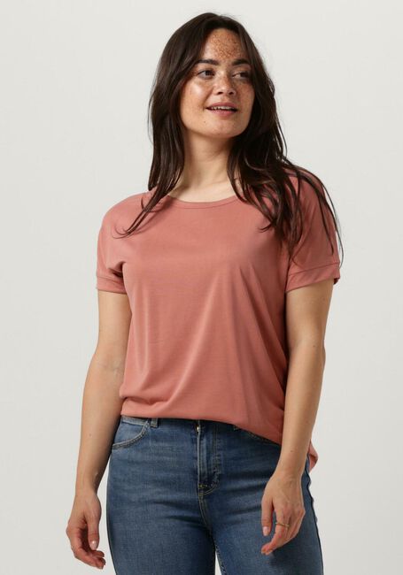 Orangene MSCH COPENHAGEN T-shirt FENYA MODAL TEE - large