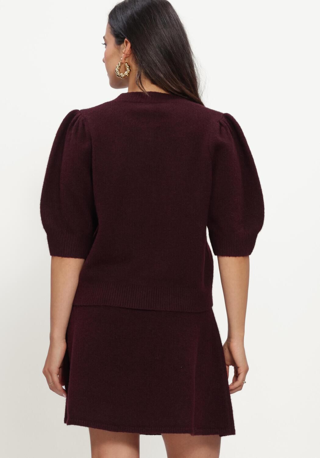 Bordeaux NOTRE-V Strickjacke NV-ILENA - large