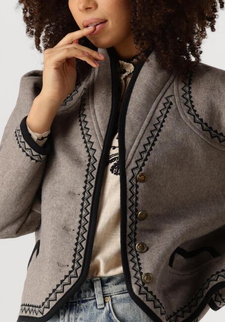 Taupe ANTIK BATIK Blazer WILLIAM JACKET - large