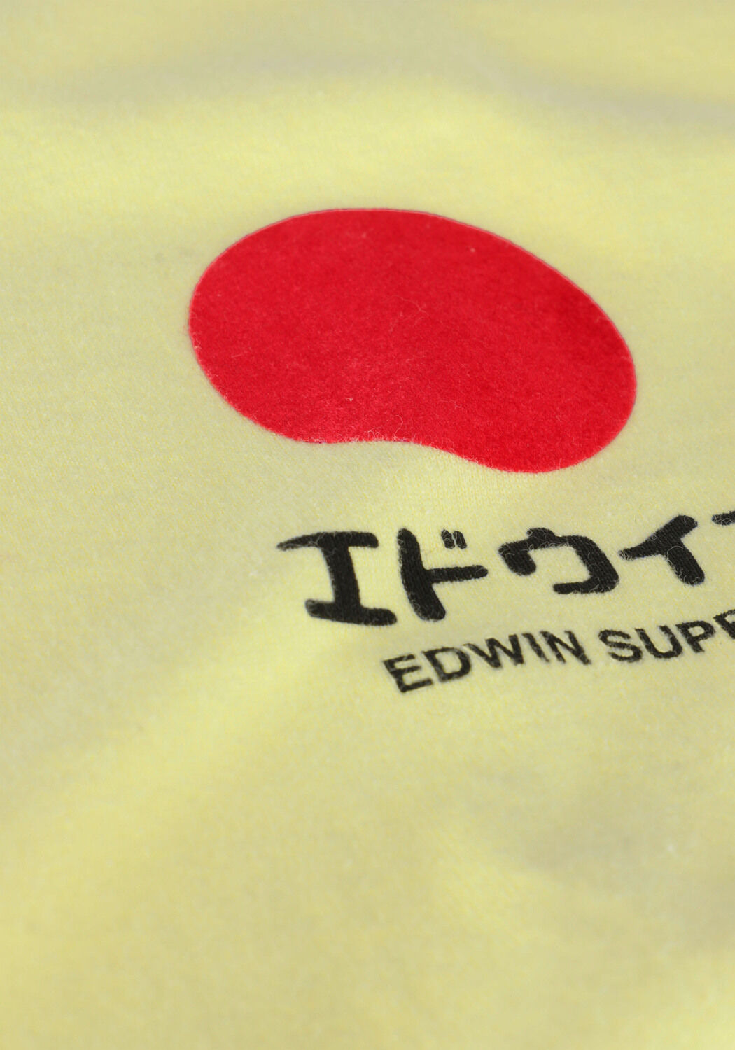 Gelbe EDWIN T-shirt JAPANESE SUN TS - large
