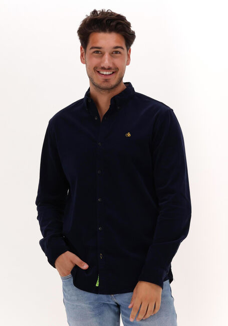 Dunkelblau SCOTCH & SODA Casual-Oberhemd SLIM-FIT FINE CORDUROY SHIRT - large
