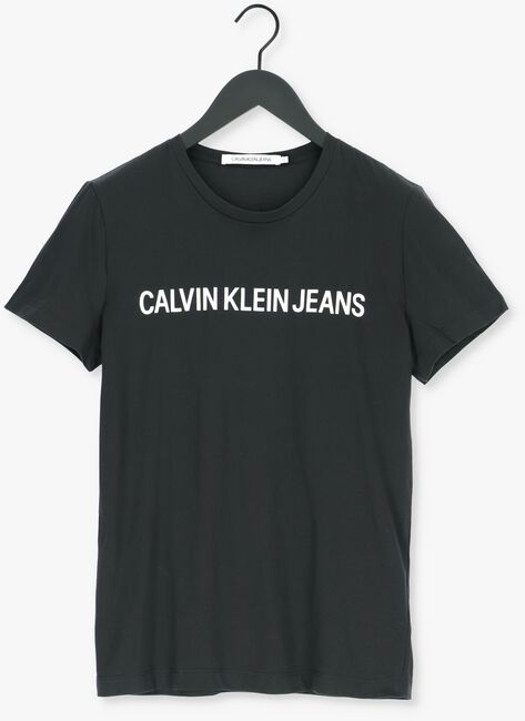 Schwarze CALVIN KLEIN T-shirt INSTITUTIONAL L - large