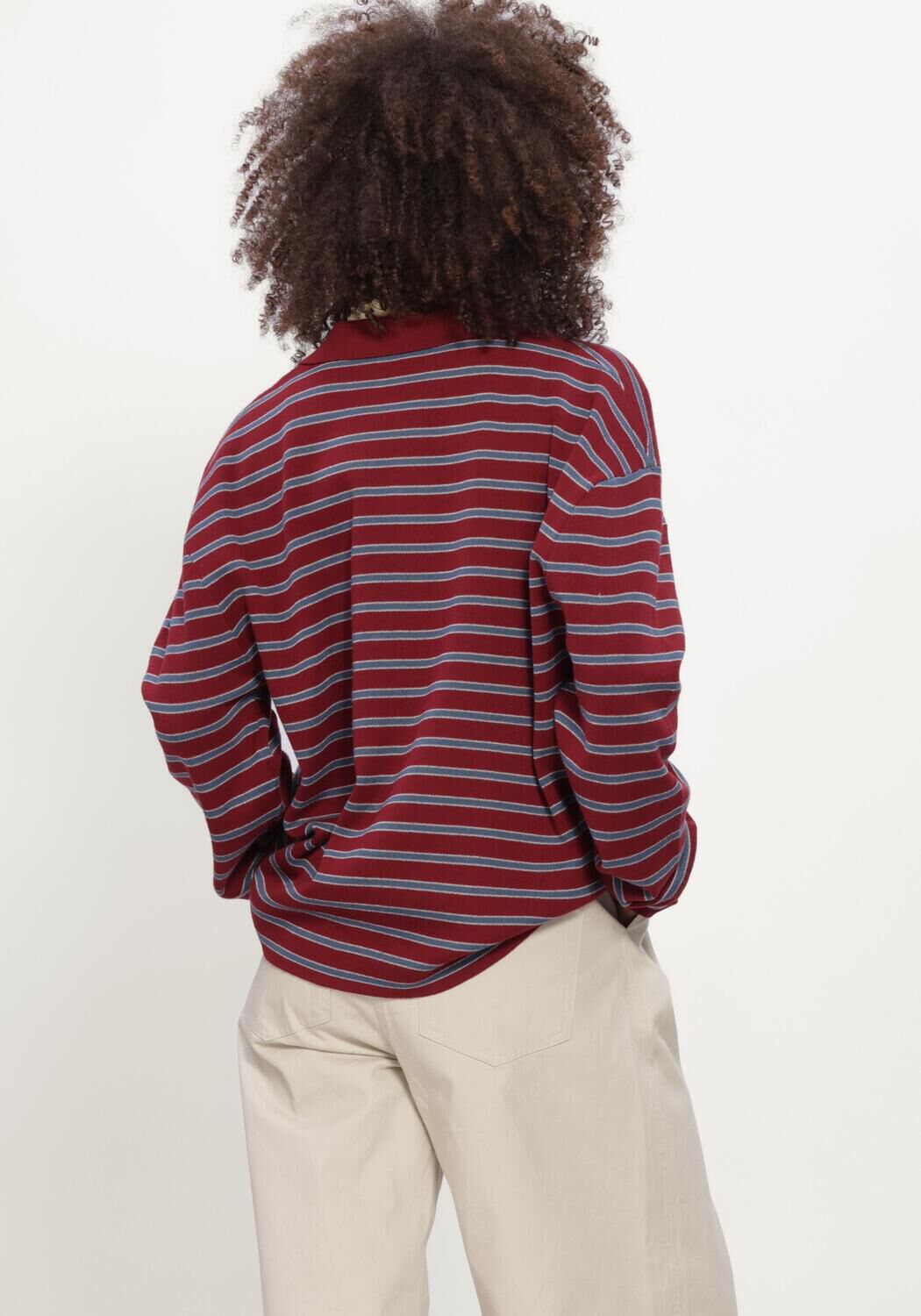 Bordeaux BOII STUDIOS Polo-Shirt VEGA CHECK SHIRT - large