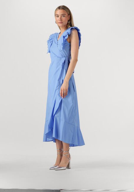 Hellblau OBJECT Maxikleid OBJHOPE PAPAYA S/S WRAP DRESS - large