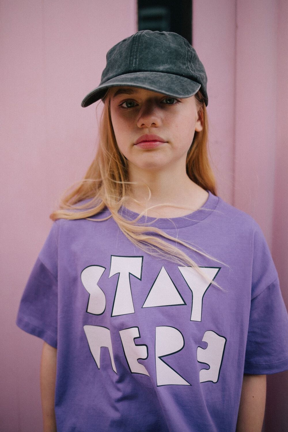 Lilane CALL ME FRANKIE T-shirt STAY HERE T-SHIRT - large