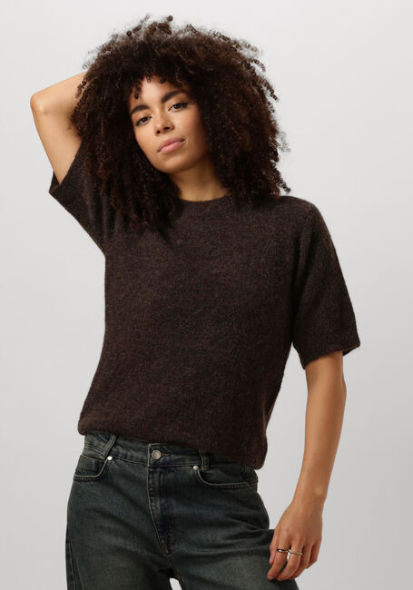 Braune MY ESSENTIAL WARDROBE Pullover TAMMIEMW KNIT PULLOVER SS - large