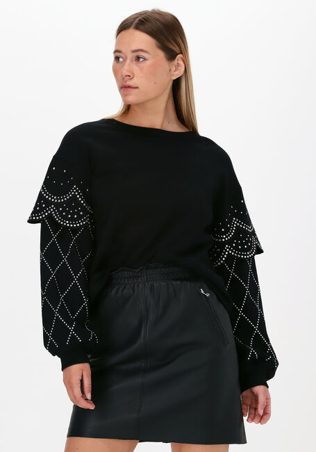 Schwarze LIU JO Pullover FELPA CHIUSA - large