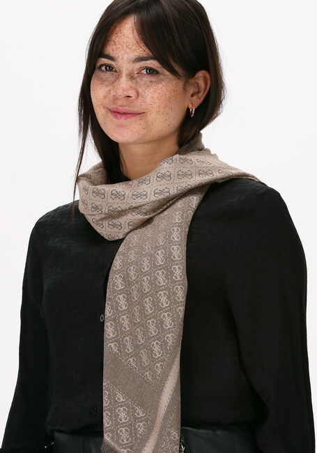 Braune GUESS Schal KASINTA PRINTED SCARF - large