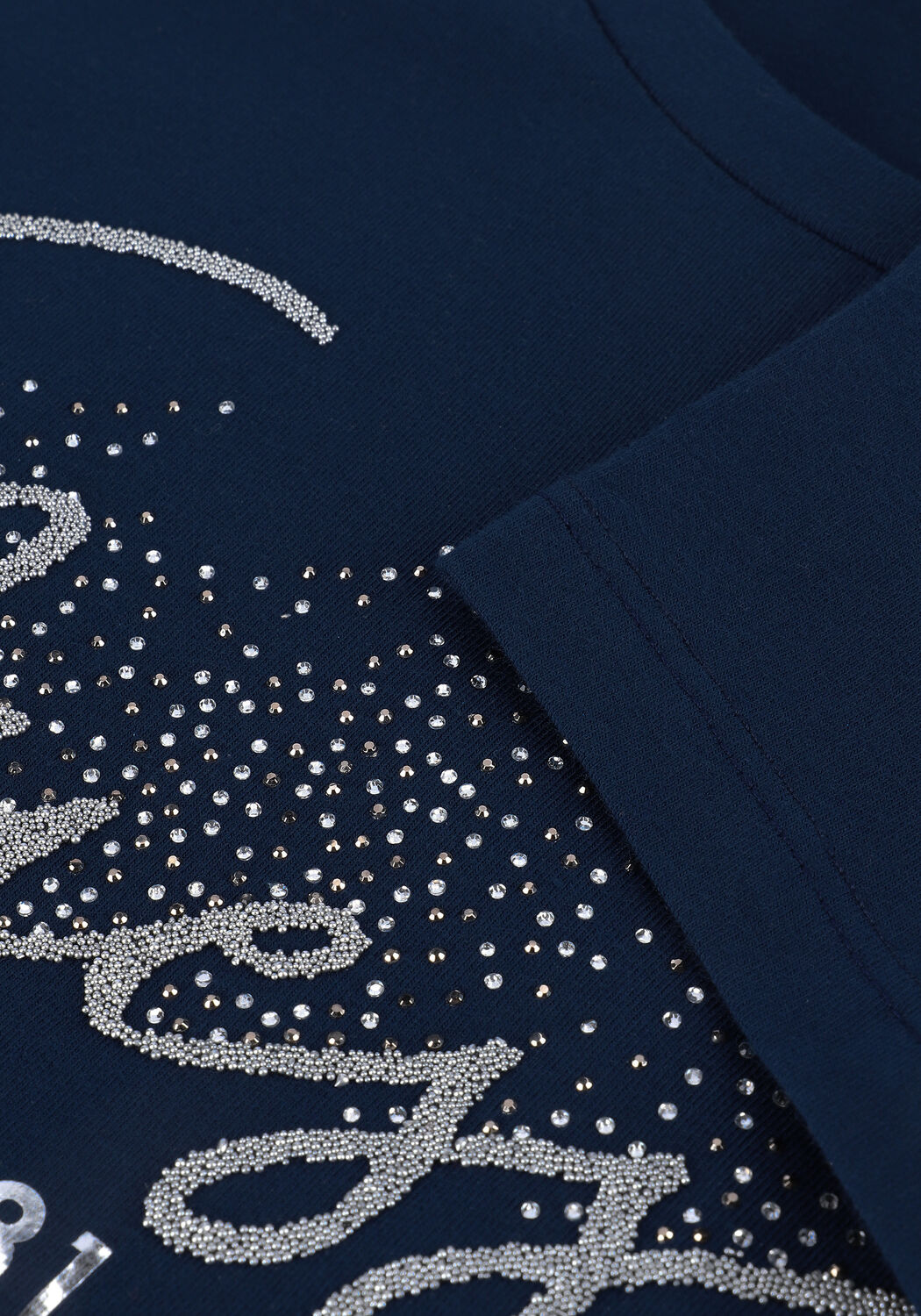 Dunkelblau GUESS T-shirt SS CN CHLOE TEE - large