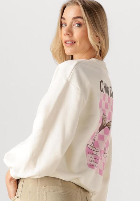 Ecru YDENCE Sweatshirt SWEATER CHEERS BABE - large