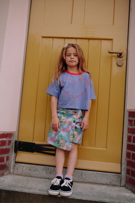 Mehrfarbige/Bunte CALL ME FRANKIE Minirock SPLASH SKIRT - large