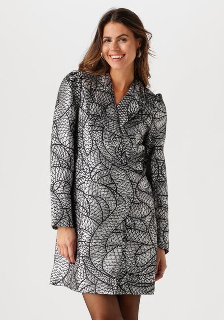 Silberne Y.A.S. Minikleid YASSISI LS BLAZER DRESS - large